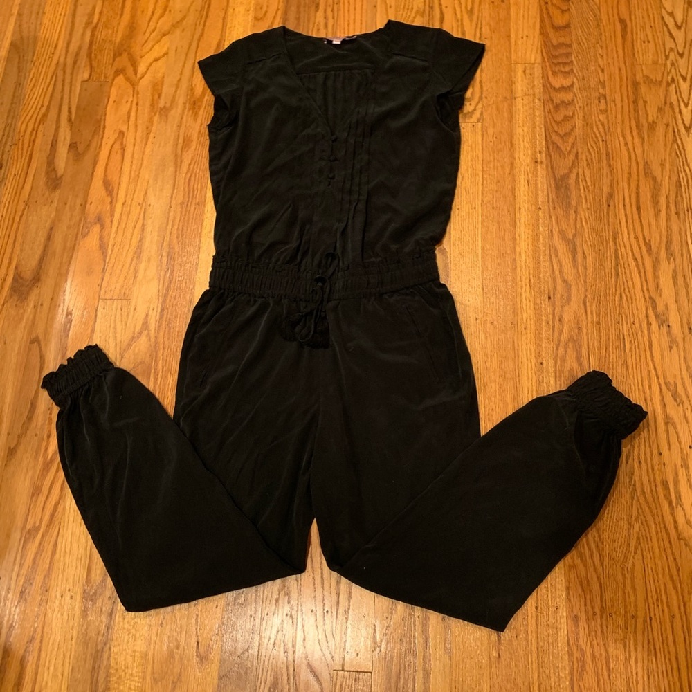 CALYPSO ST. BARTH Silk Cap Sleeve Jumpsuit